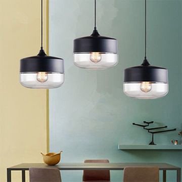 Pendant Lamp TOOLIGHT APP021-1CP ZENIT D Black 25x19,5 cm E27
