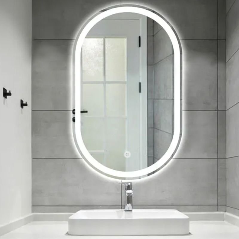 Bathroom LED Mirror REA P10408 80x60cm