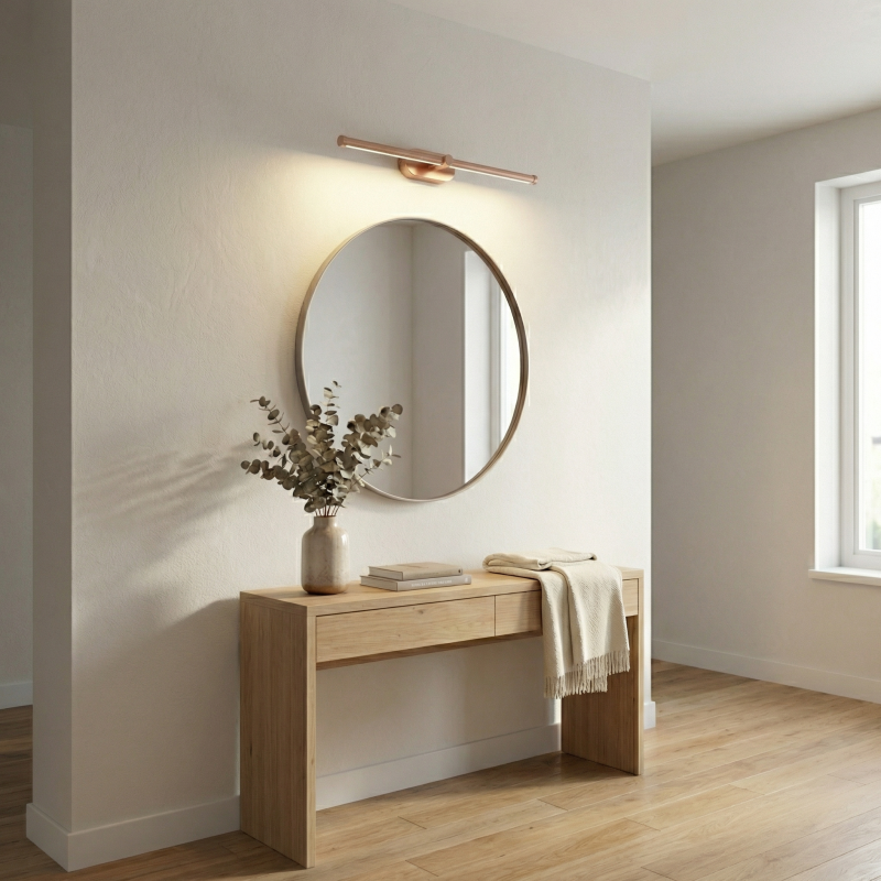 WALL LAMP REA APP1895-1W 40 CM BRUSH COPPER