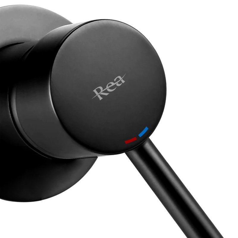 Concealed Basin Faucet REA Lungo Long Black + Box