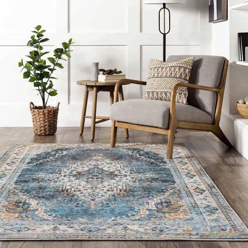 PLUSH DESIGN 2 1.60*2.30 BLUE