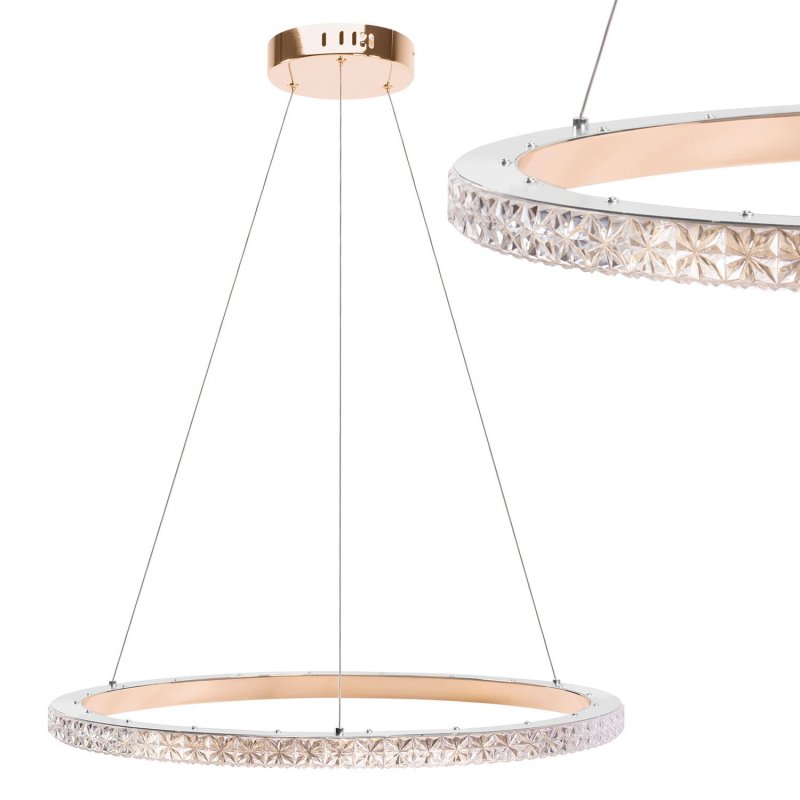 CEILING LAMP CHANDELIER TOOLIGHT MS009-CP ROSE GOLD 59CM