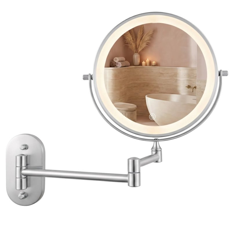 MIRROR REA GLOW CHROME LED