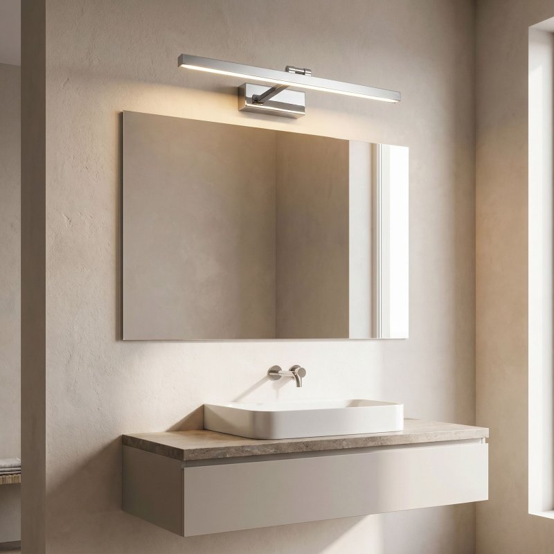 Wall Lamp Rea App1858-1W Chrome 60Cm Led