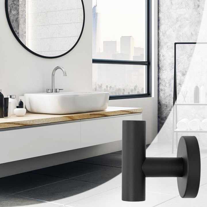 Bathroom Hook REA 322230C Black