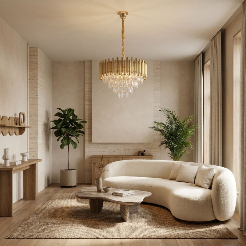 Ceiling Lamp Chandelier Toolight Swe103-Cp Gold