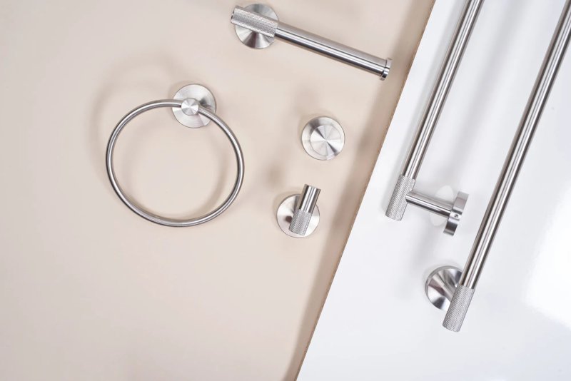 TOILET PAPER HOLDER REA 6611 MODERN BRUSH STEEL