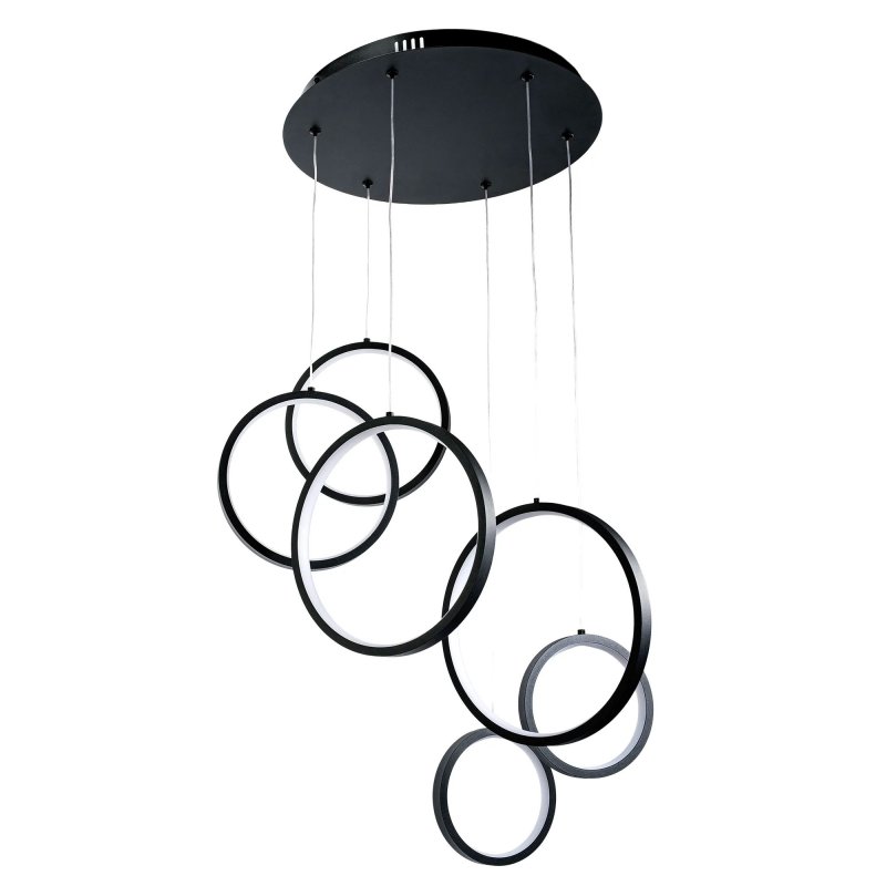 Hanging Ceiling Lamp Toolight App1921-Cp Black Led Black