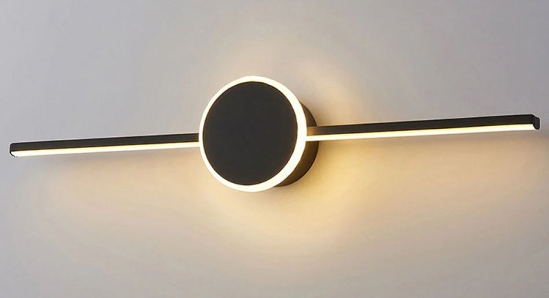 Bathroom Wall LED Light TOOLIGHT APP850-1W TOUR Black 80cm