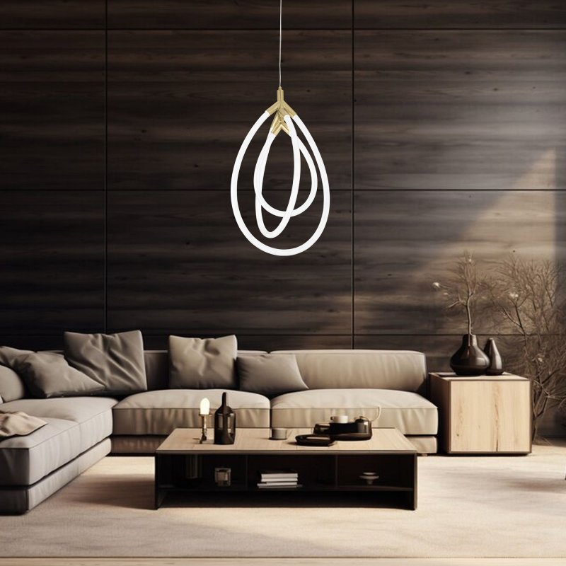 CEILING LAMP CHANDELIER TOOLIGHT LED G018-CP GOLD