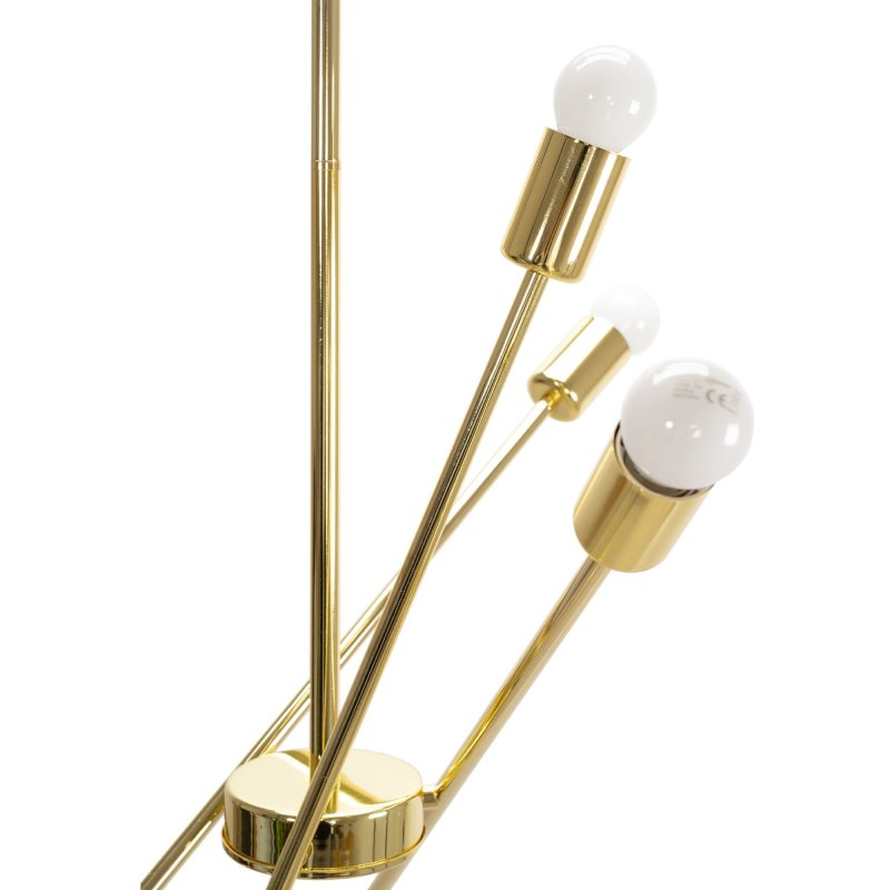 Pendant Lamp TOOLIGHT APP1115 Metal Gold E27 6-light points