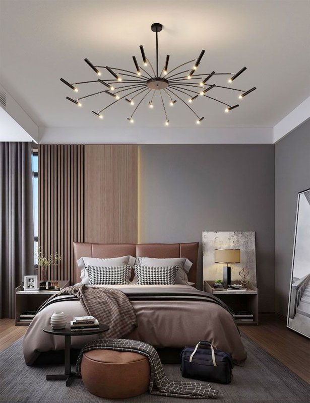 Pendant Lamp TOOLIGHT APP1196-15CP Black Metal G9 15-light points