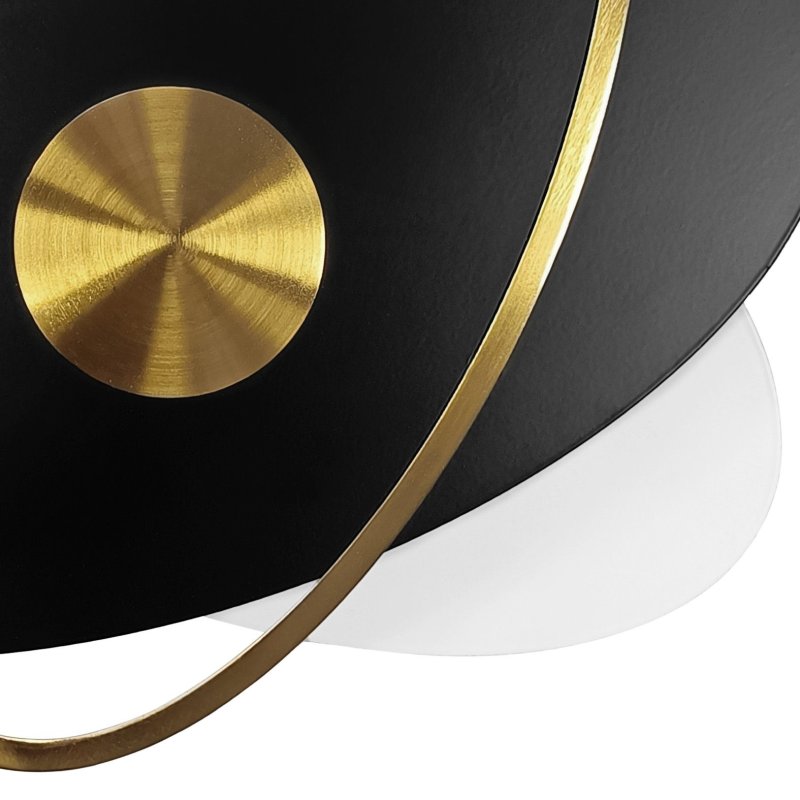 Wall LED Light Toolight APP1432-CW Black / Gold
