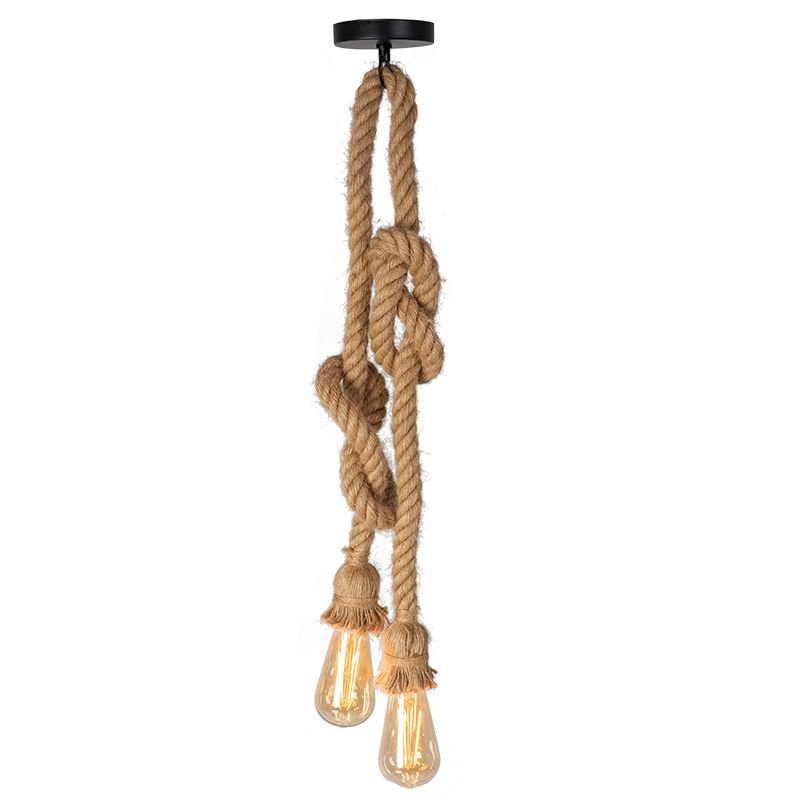 Pendant Lamp TOOLIGHT APP419-2CP Rope 1-light point E27 100cm