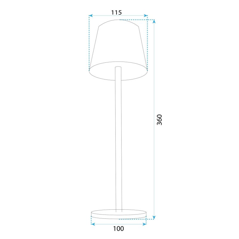 Bedside lamp APP1370-T WHITE