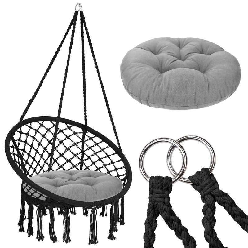 Swing 490129A BLACK 62x33x142cm