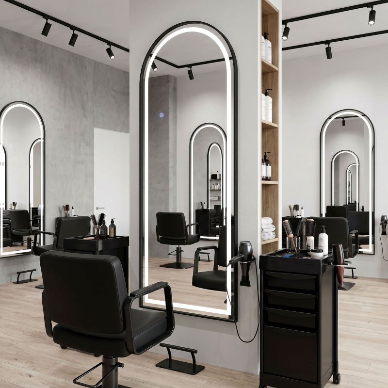 Mirror Rea Orbit 60X170 Black