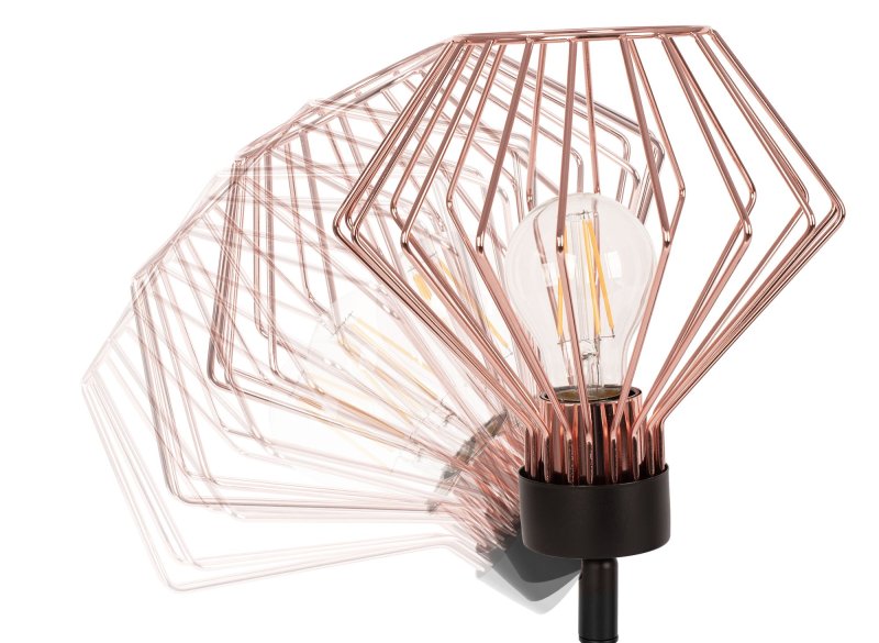 Wall Light Toolight APP534-1W E27 rose gold / black