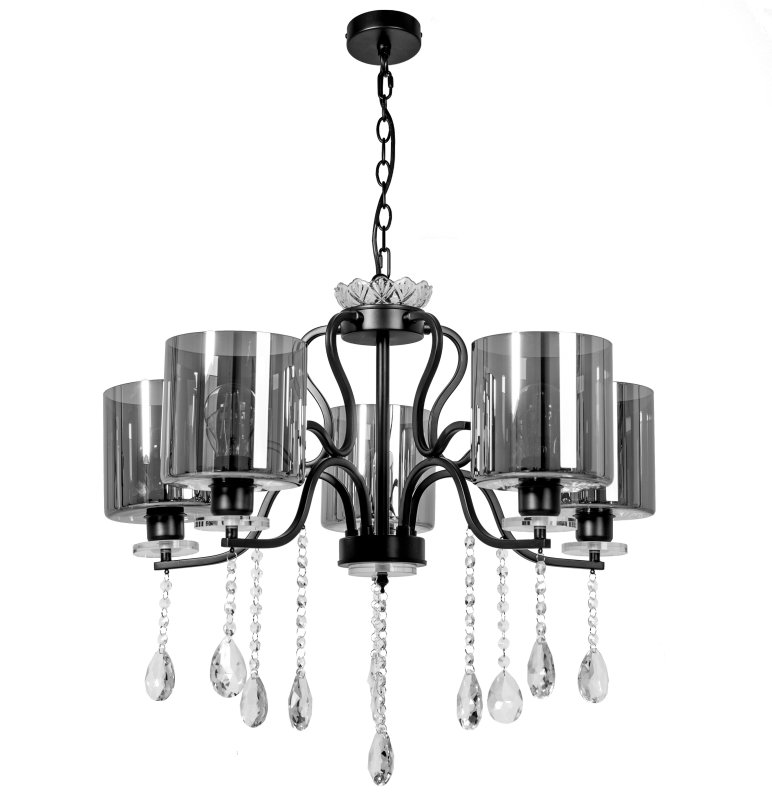 Pendant Lamp TOOLIGHT APP958-5CP Cristal 5-light points E27 65x65x34cm
