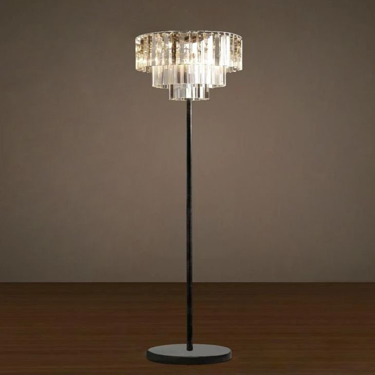 Floor Lamp Living Room Toolight APP925-3F Black 3-light points E14 37x37x140cm
