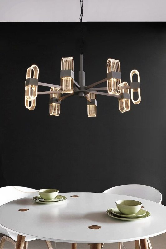 Pendant LED Lamp TOOLIGHT APP770-6C Modern + remote control 6-light points 120 W 70x70x92cm