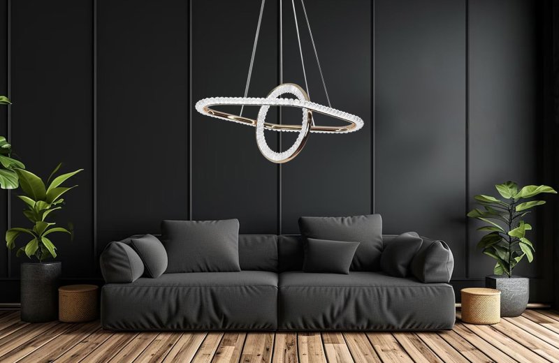 CEILING LAMP CHANDELIER TOOLIGHT LED G034-CP GOLD