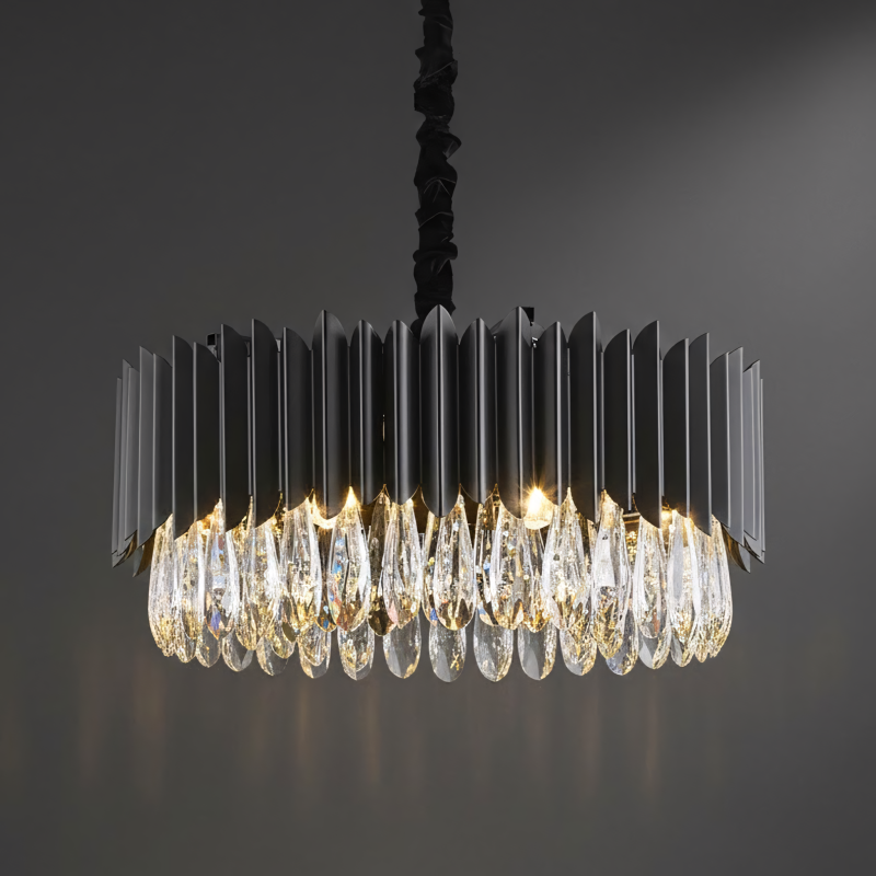 CEILING LAMP CHANDELIER TOOLIGHT APP1657-8CP BLACK