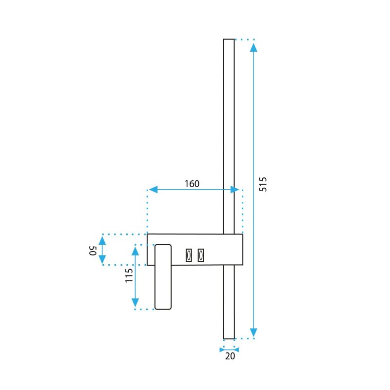 Wall lamp APP1439-W BLACK GOLD