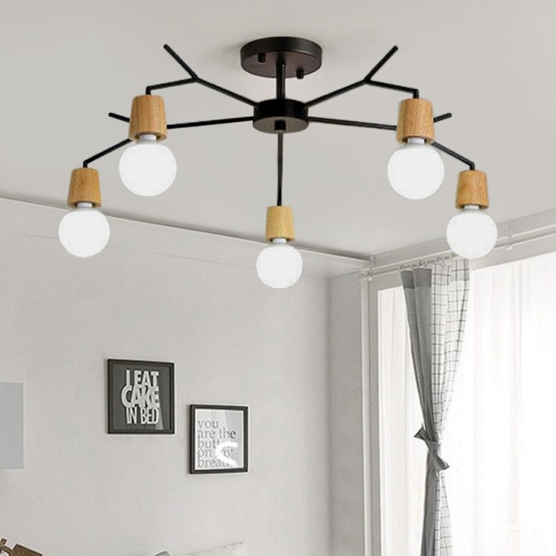 Pendant Lamp TOOLIGHT APP694-5C Scandinave Metal 5-light points E27 88x88x26cm
