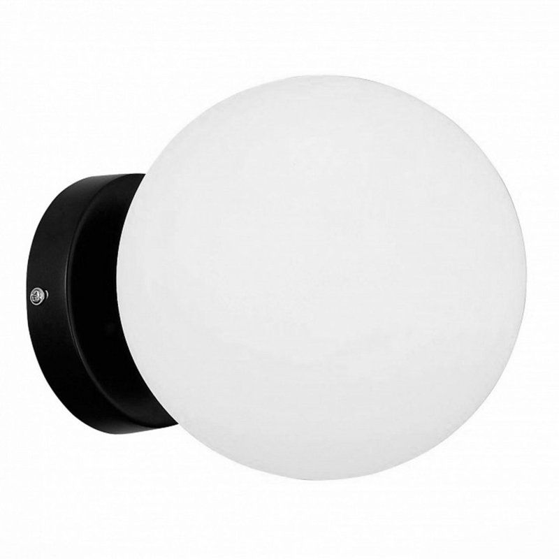 Ceiling Lamp Chandelier TOOLIGHT APP1155-1C Black Metal Glass Balls E14 1-light points