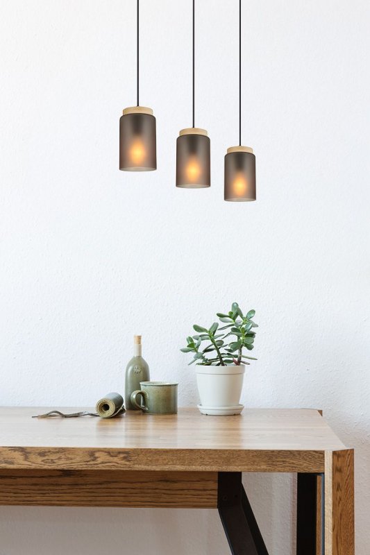 CEILING LAMP CHANDELIER TOOLIGHT APP1812-3CP GREY