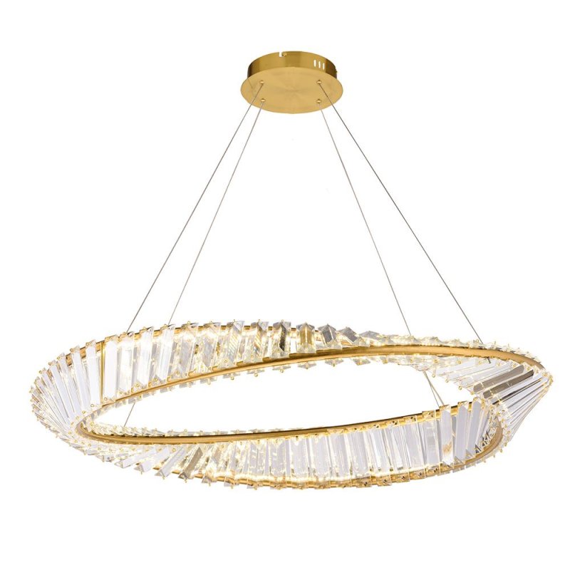 Pendant LED Lamp TOOLIGHT APP1201-CP Gold Crystal