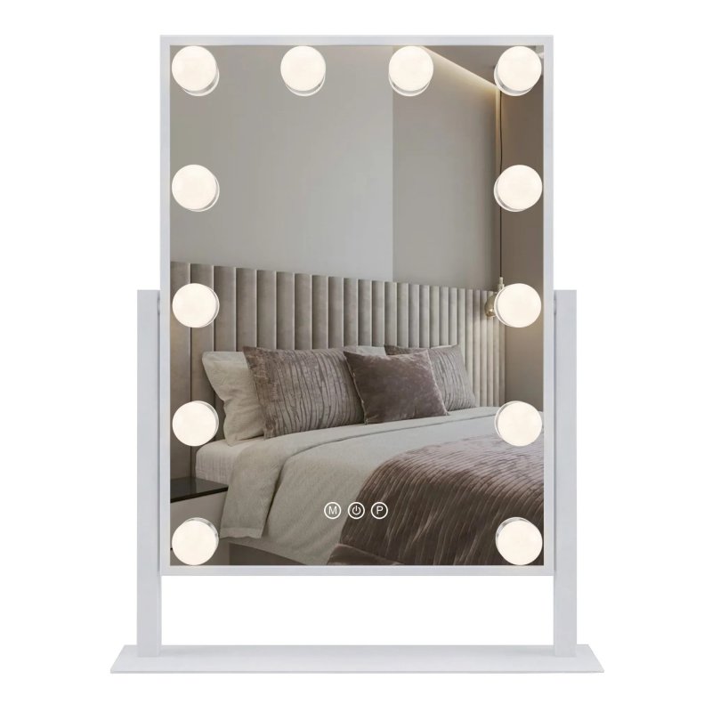 Mirror Rea Style 30X40 Led White