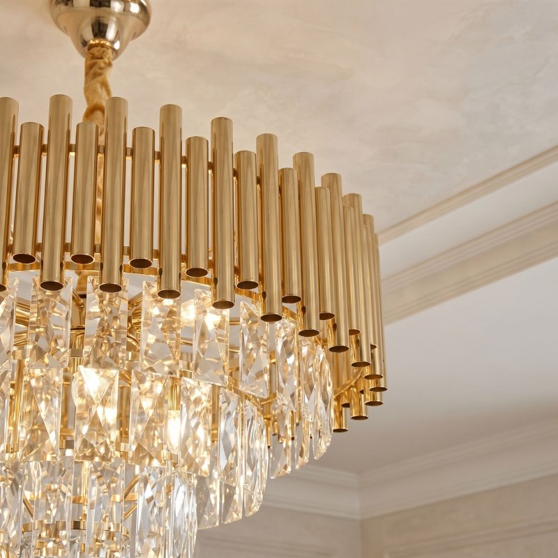 Ceiling Lamp Chandelier Toolight Swe103-Cp Gold