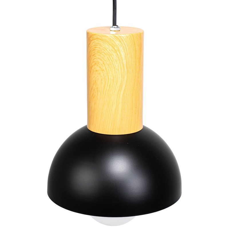 Pendant Lamp TOOLIGHT APP1083-1CP Black Brown E27 1-light point