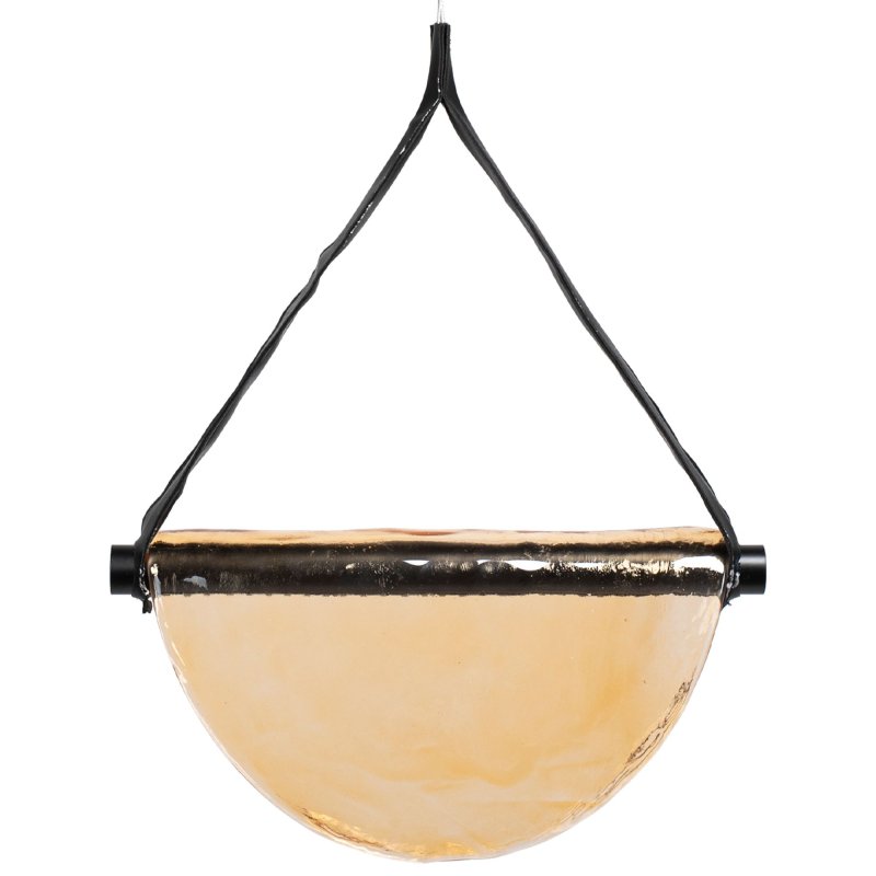 Pendant LED Lamp TOOLIGHT APP1077-CP Black Amber