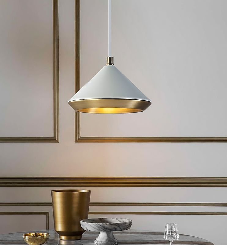Pendant Lamp TOOLIGHT APP1004-1CP White Round 1-light point E27 20x15x15-100cm