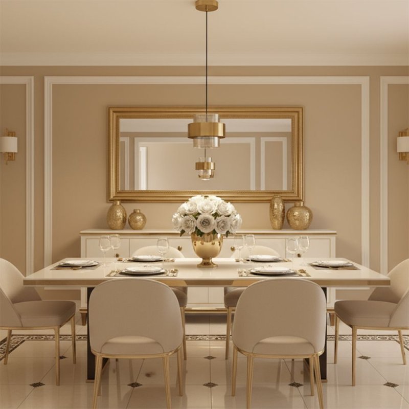 Pendant Lamp TOOLIGHT APP1236-1CP Gold Metal Glass E27 1-light point