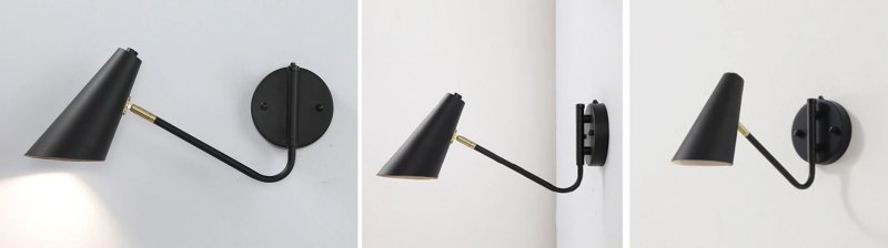 Wall Light Toolight APP1139-1W E27 black
