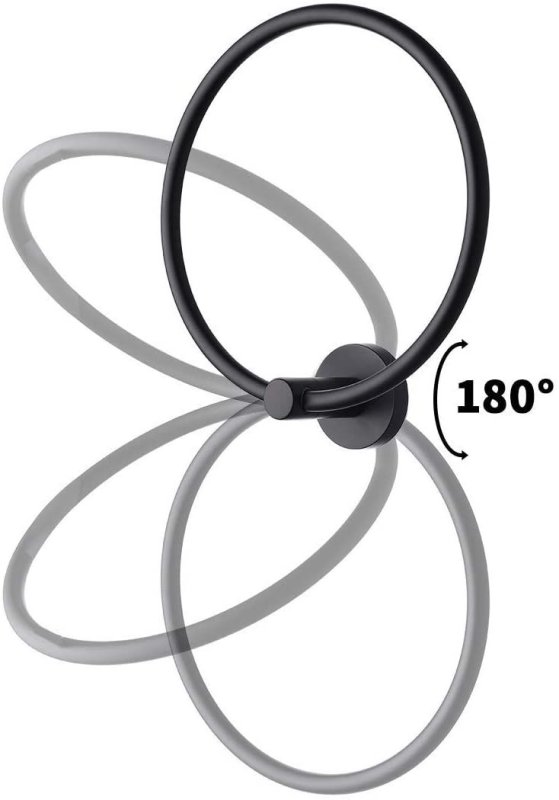 Bathroom hanger REA Black MIST 05