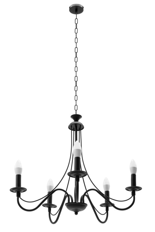 Lamp APP647-5CP BLACK