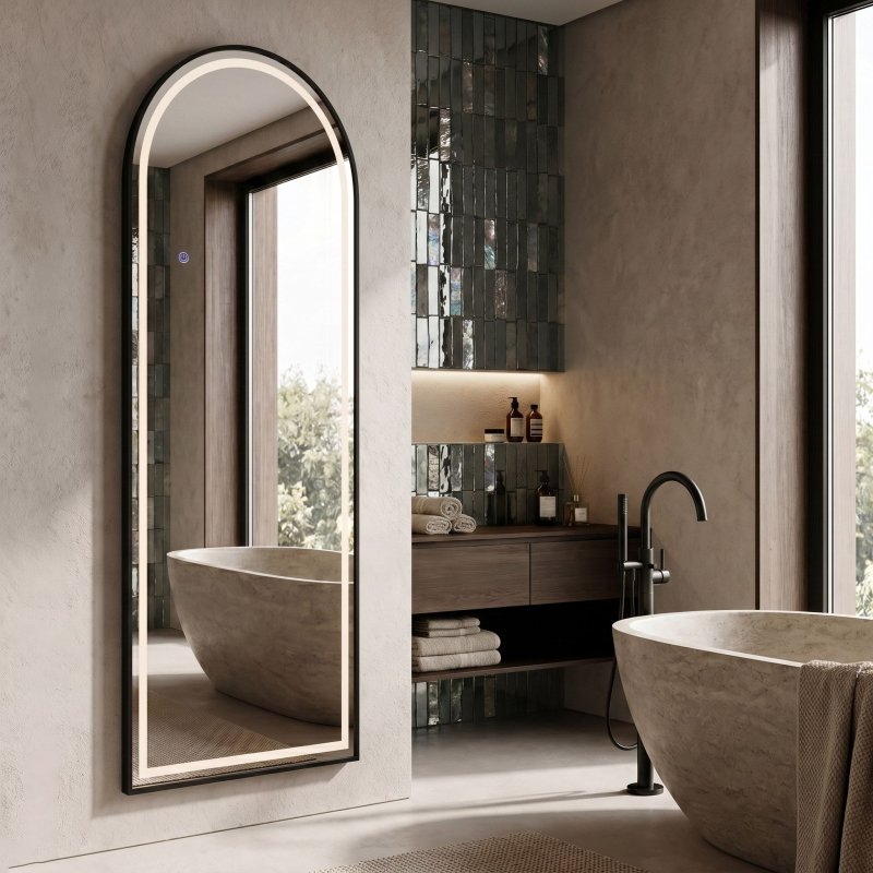 Mirror Rea Orbit 60X170 Black