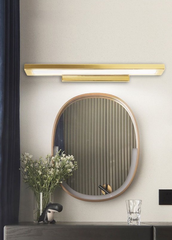 Bathroom Wall LED Light TOOLIGHT APP838-1W FLAT 80cm Gold 12W
