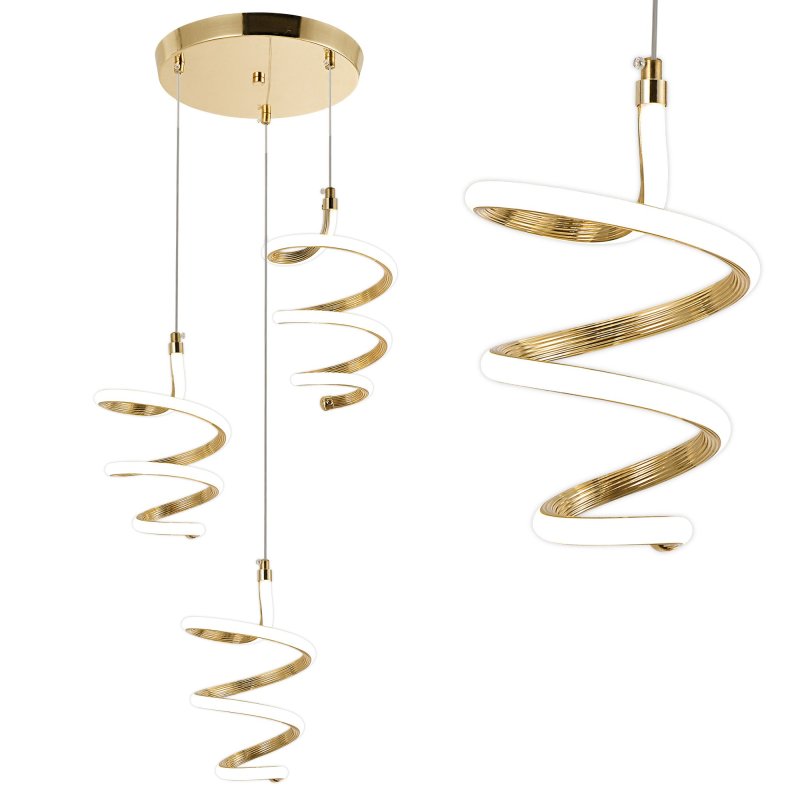 CEILING LAMP CHANDELIER TOOLIGHT G075-3CPR GOLD