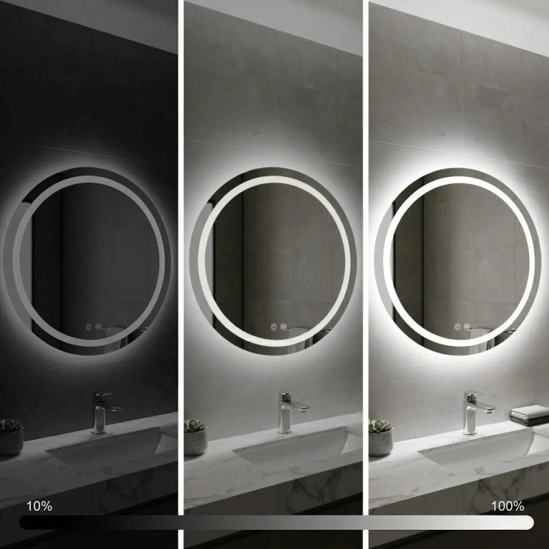 Mirror Rea Soft 90 Led Transparent