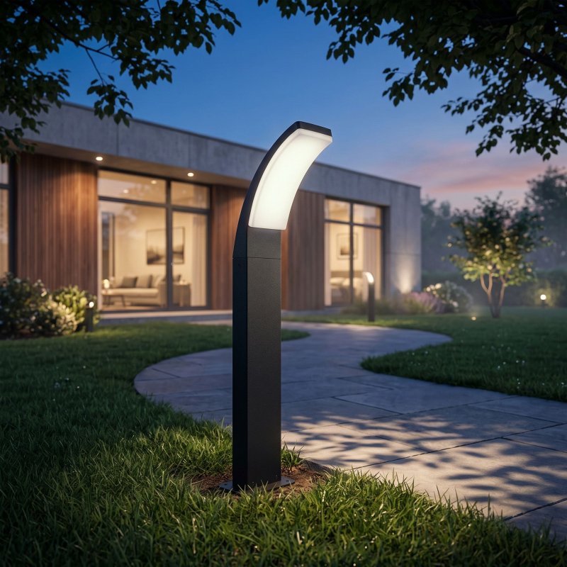 Toolight Standing Led Garden Lamp Jnh033-g Black
