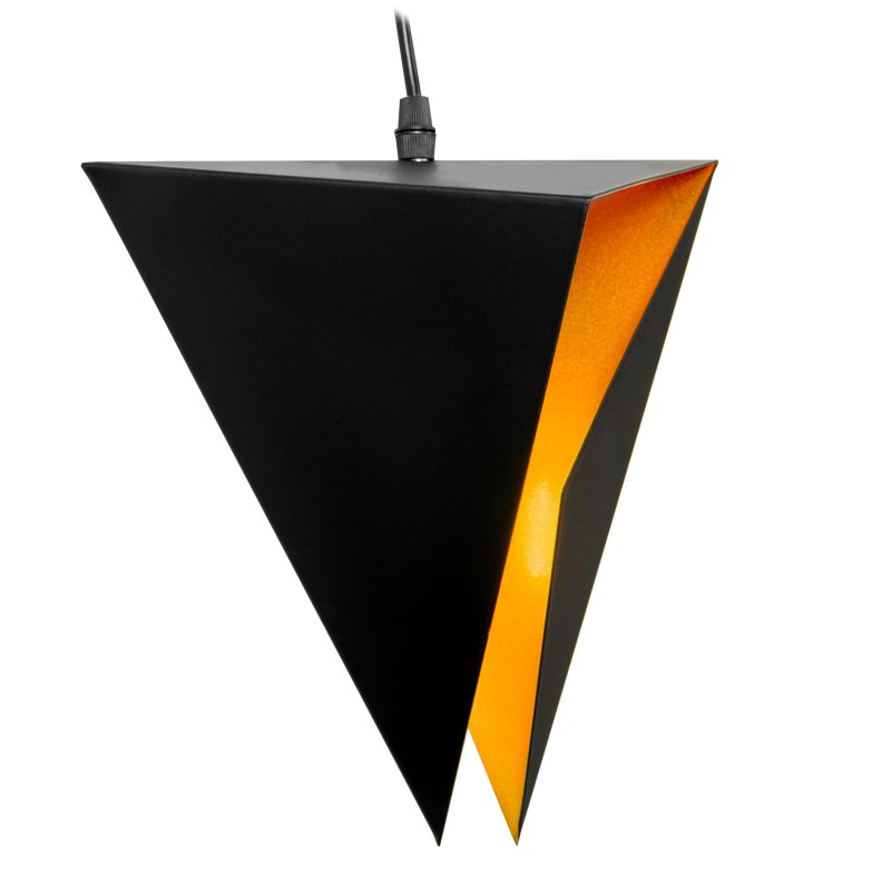Pendant Lamp TOOLIGHT APP254-3CP Geometric Black Triple Triangles 3-light points E27 17,5x70x25cm