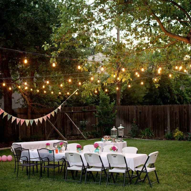 Outdoor garland black WOJ+14342