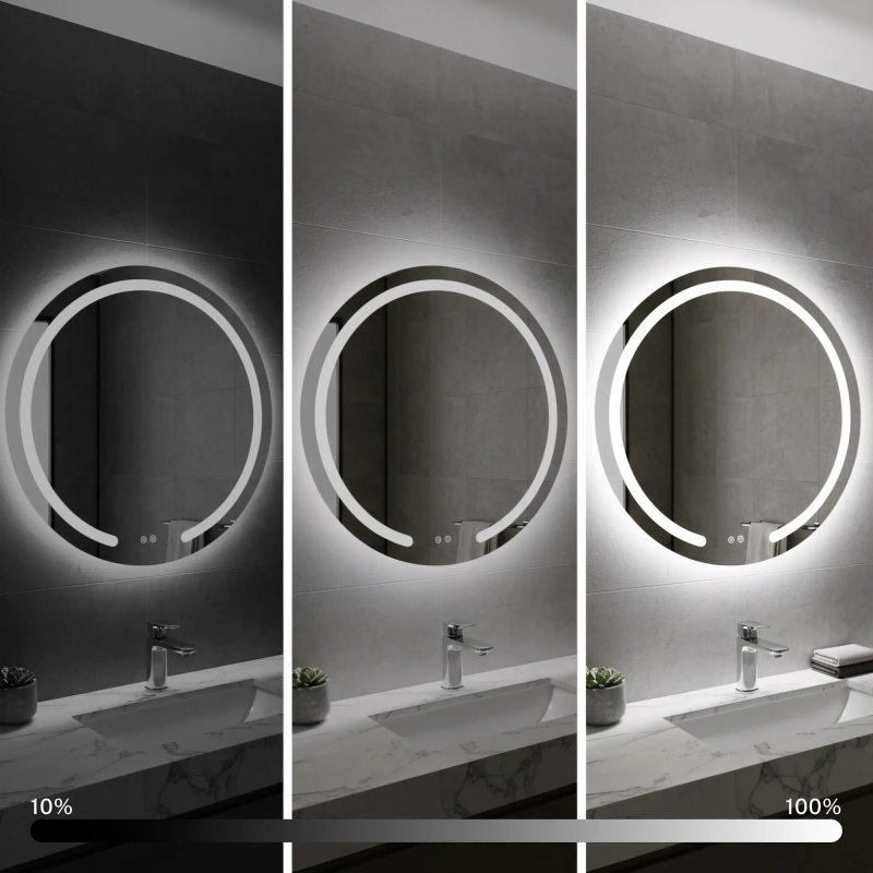 MIRROR REA MODERN 60 LED TRANSPARENT