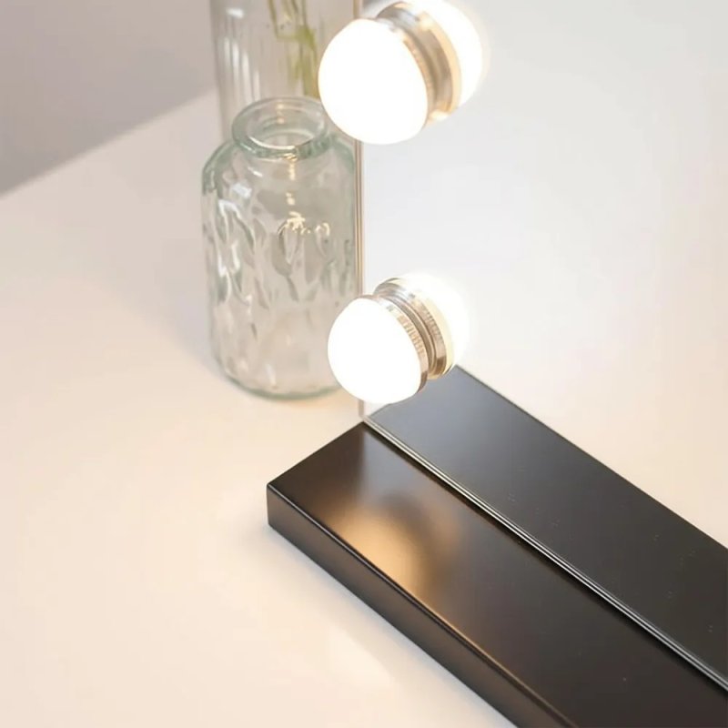 Mirror Rea Hollywood 58X45 Led Black